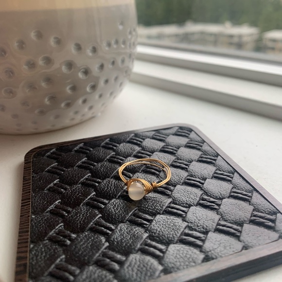 Clear Crystal Bead Ring - Picture 1 of 3